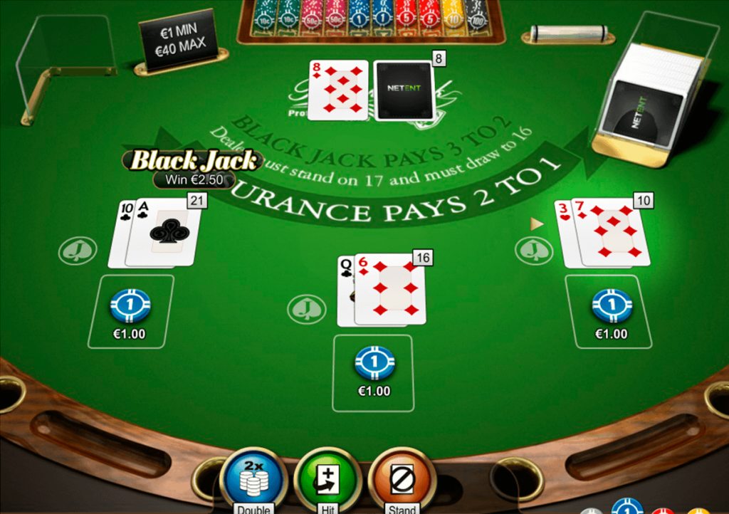 blackjack game